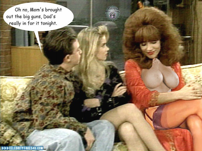 Katey Sagal Fake, Captioned, Married... with Children (TV Series), Very Nice Tits, Porn