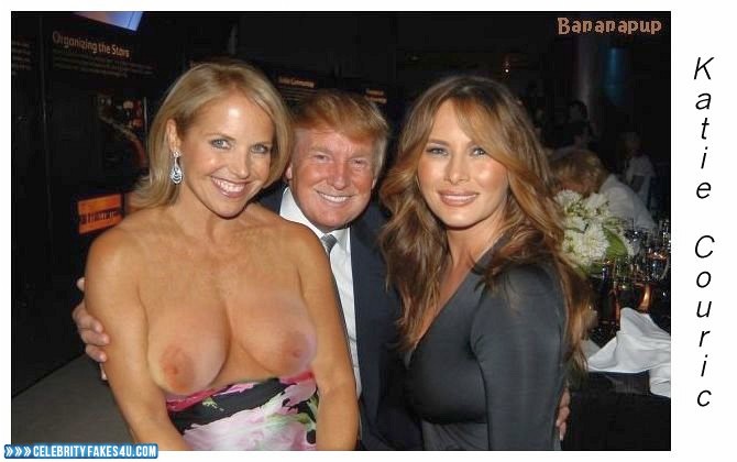 Katie Couric Fake, Big Tits, Public, Porn