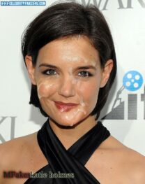 Katie Holmes Facial Fake 001