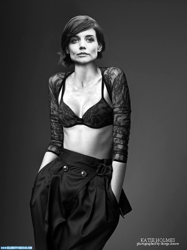 Katie Holmes Fake, Bra, Lingerie, Porn