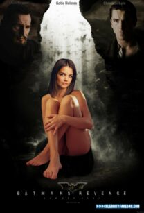 Katie Holmes Movie Cover Batman Naked 001