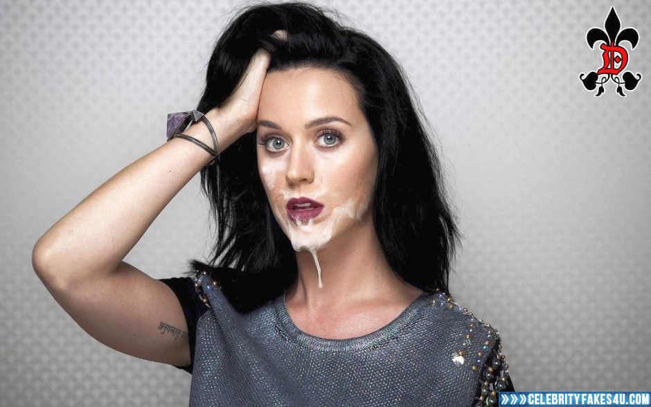 Katy Perry Fake, Cum Facial, Cumshot, Lipstick, Porn