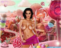 Katy Perry Skirt Topless Naked Fake 001