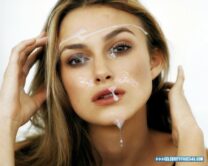 Keira Knightley Cumshot Facial Porn 001