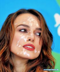 Keira Knightley Facial Cumshot 003