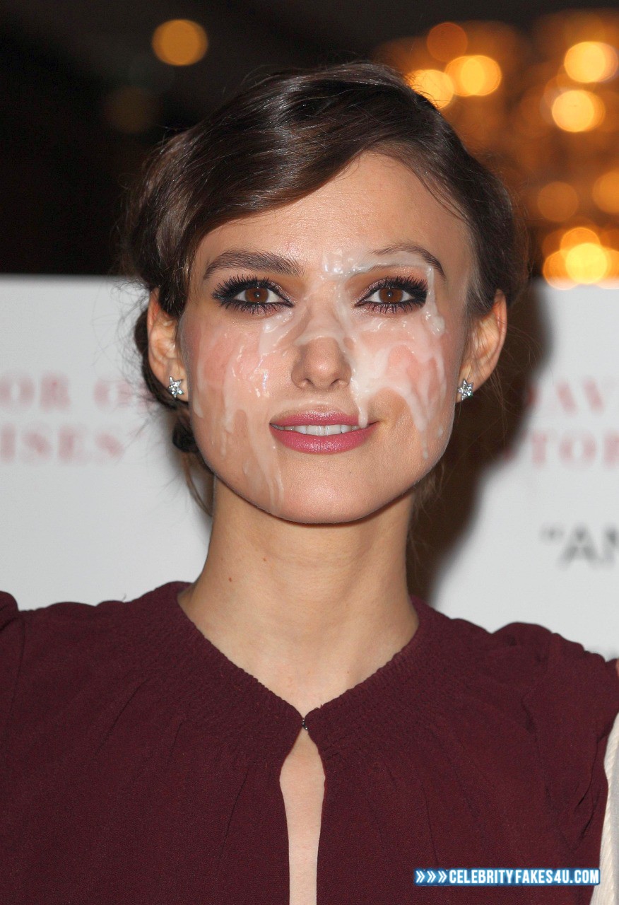 Keira Knightley Fake, Cum Facial, Cumshot, Porn