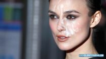 Keira Knightley Horny Facial Cumshot 001