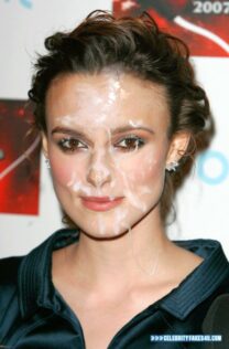 Keira Knightley Porn Facial Cumshot 001