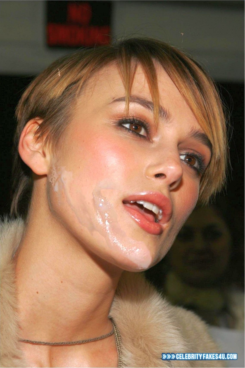 Keira Knightley Fake, Cum Facial, Cumshot, Public, Porn