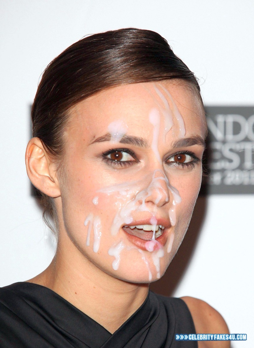 Keira Knightley Fake, Cum Facial, Cumshot, Public, Porn