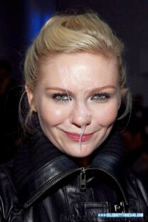 Kirsten Dunst Blonde Cum Facial Porn Fake 001