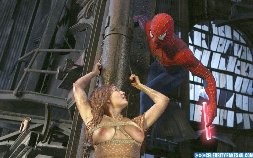 Kirsten Dunst Fake, BDSM, Bondage, Nude, Series, Spider-Man, Tits, Porn