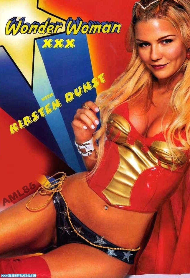 Kirsten Dunst Fake, Costume, Horny, Series, Wonder Woman, Porn