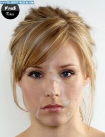 Kristen Bell Cum Facial 001