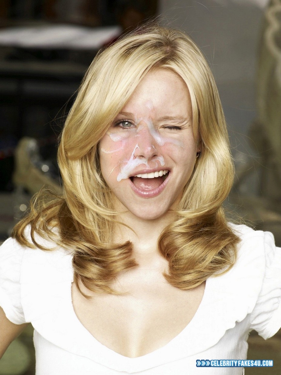 Kristen Bell Fake, Cum Facial, Porn