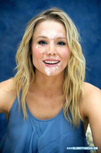 Kristen Bell Cumshot Facial Porn 001