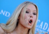 Kristen Bell Facial Loves Drinking Cum Fakes 001