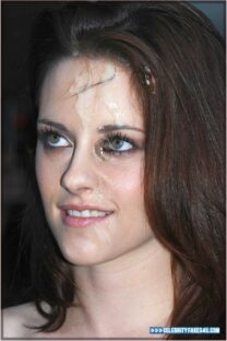 Kristen Stewart Cum Facial 005