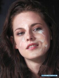 Kristen Stewart Cumshot Facial 005