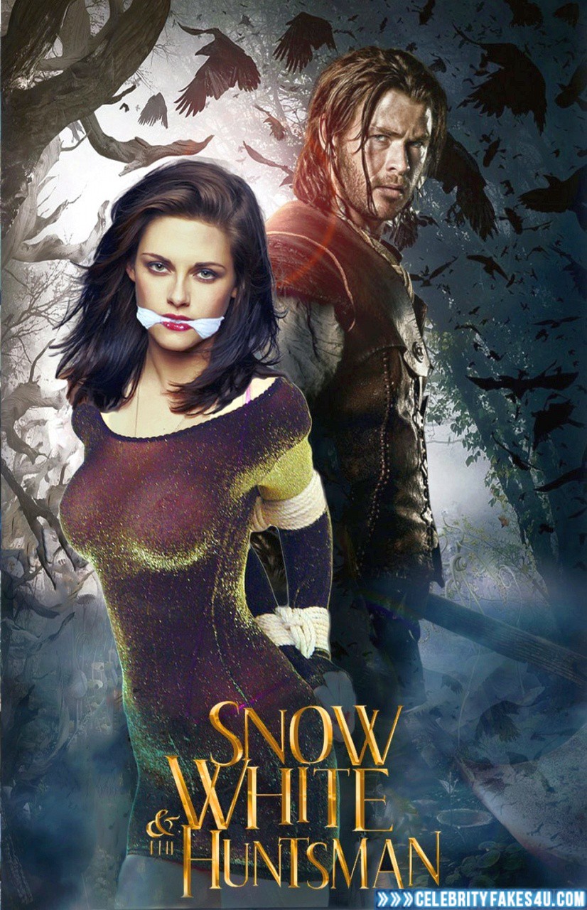 Kristen Stewart Fake, BDSM, Bondage, Mouth Gagged, Nude, See-Thru, Series, Snow White and the Huntsman, Tits, Very Nice Tits, Porn