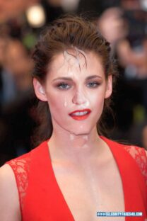 Kristen Stewart Horny Facial Fake 001