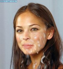 Kristin Kreuk Cumshot Facial 001