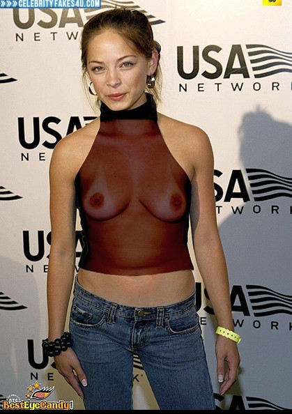 Kristin Kreuk Fake, Red Carpet Event, See-Thru, Tan Lines, Tits, Porn