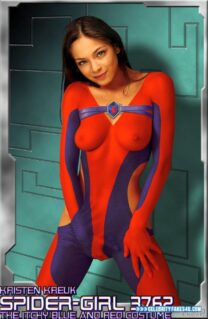 Kristin Kreuk Spider Man See Thru Nsfw 001