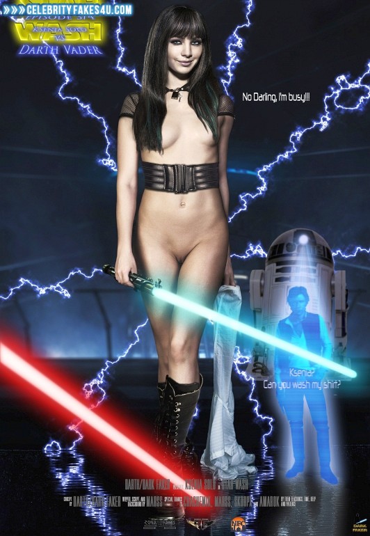 Ksenia Solo Fake, Nude, Pantiless, Sexy Legs, Sideboob, Star Wars, Topless, Porn