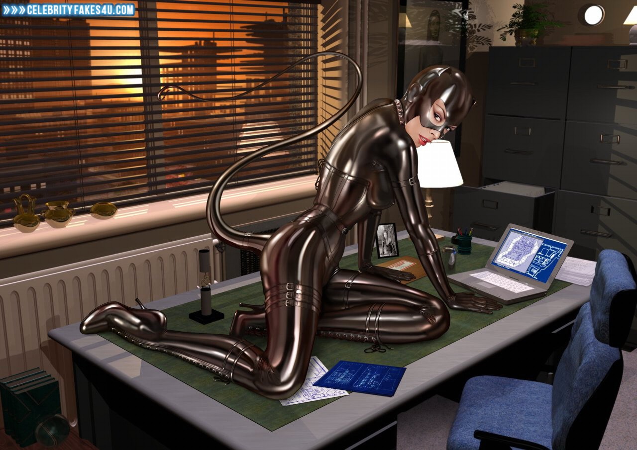 Kylie Minogue Fake, Catwoman, Latex, Porn