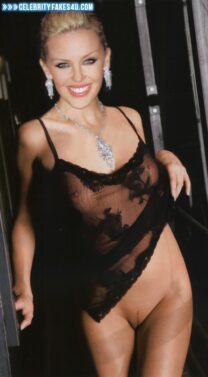 Kylie Minogue See Thru Lingerie 001
