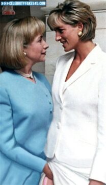 Lady Diana Rubs Pussy Lesbian Nude 001