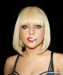 Lady Gaga Cum Facial 001