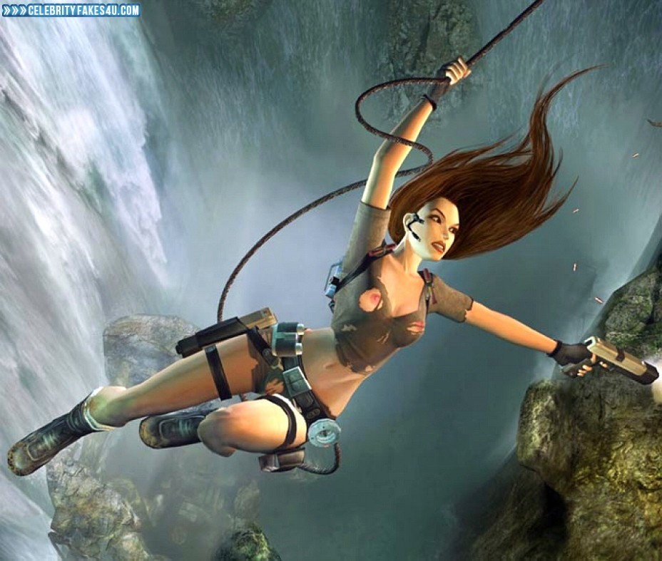 Lara Croft Fake, Nipples, Porn