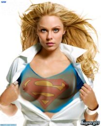 Laura Vandervoort Supergirl Flashing Tits Nude Fake 001