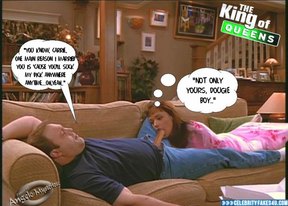 Leah Remini Fake, Blowjob, Captioned, The King of Queens (TV Series), Porn