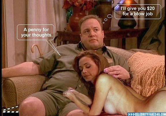 Leah Remini Fake, Blowjob, Captioned, The King of Queens (TV Series), Porn