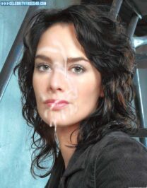 Lena Headey Cum Facial 001