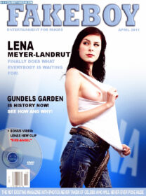 Lena Meyer Landrut Nude Playboy Cover - Fake 001