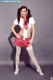 Lena Meyer Landrut Sexy Schoolgirl Outfit - Fake 001