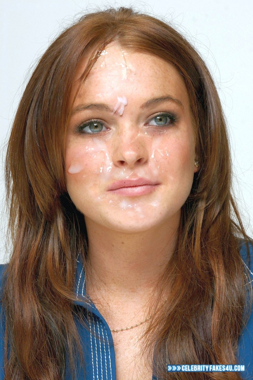 Lindsay Lohan Cumshot Facial 001 « Celebrity Fakes 4U