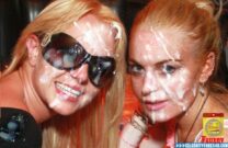 Lindsay Lohan Huge Cumload Cum Facial Porn 001