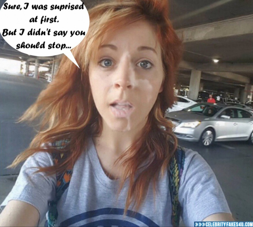 Lindsey Stirling Fake, Cum Facial, Cumshot, Public, Readhead, Selfie, Porn