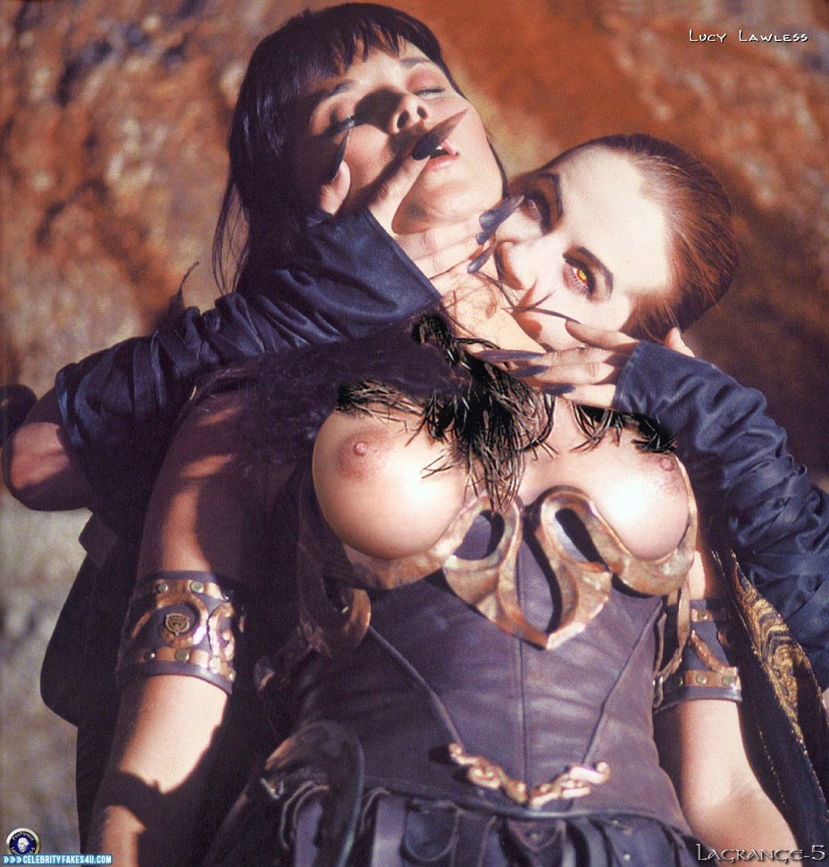 Lucy Lawless Fake, Horny, Tits, Xena: Warrior Princess (TV Series), Porn