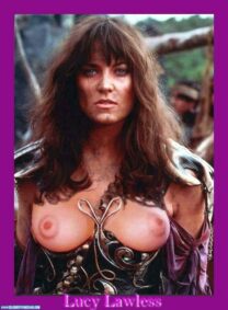 Lucy Lawless Breasts Xena Warrior Princess Fakes 001