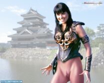 Lucy Lawless Camel Toe Pantieless 001