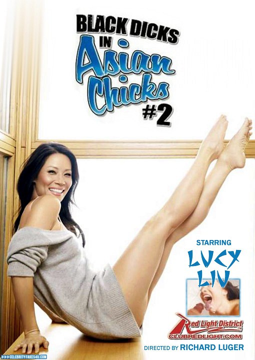 Lucy Liu Fake, Movie Cover, Sexy Legs, Porn