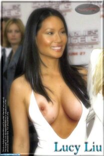 Lucy Liu Tits Red Carpet 001