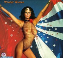 Lynda Carter Fishnet Stockings Naked 001