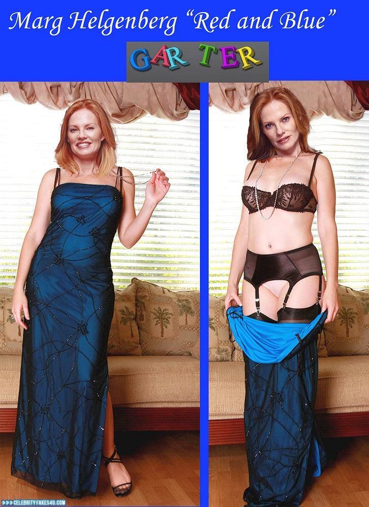 Marg Helgenberger Fake, Lingerie, Undressing, Porn